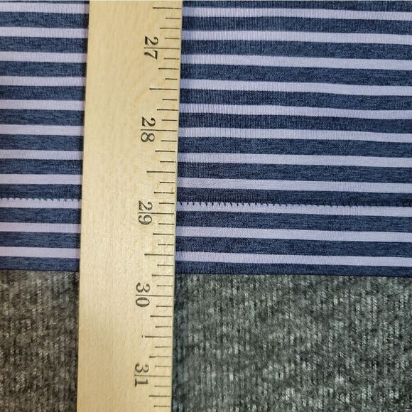 Peter Millar Crowm Craft Mens Golf Polo Shirt Size 2XL Purple Navy Blue Striped - Picture 12 of 12
